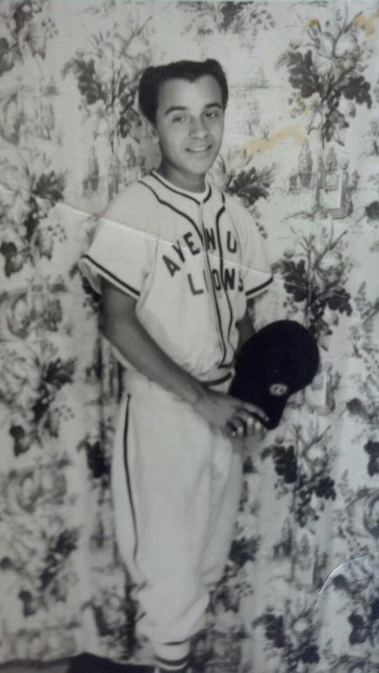 Baseball days. Herman Carlos 'Chapo' Casto, son of Frieda Moraga. Photo courtesy of Roxanne Mueller