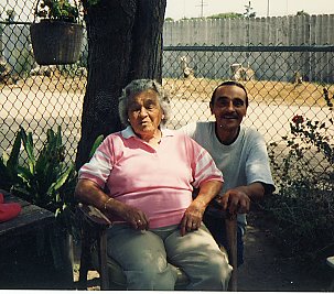 Herman Carlos 'Chapo' Casto and mom Frieda Moraga. Photo courtesy of Roxanne Mueller. Photo courtesy of Roxanne Mueller